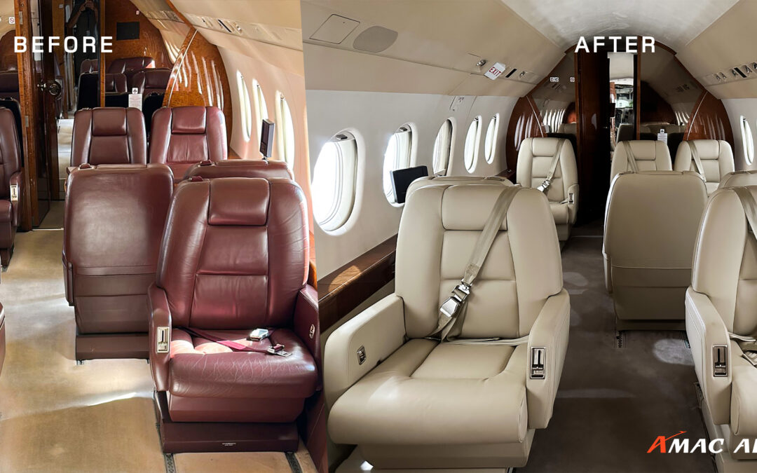 AMAC Aerospace Turkey Completes C-Check on Falcon 2000 Classic with Enhanced Interior Refurbishment